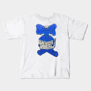 Even Elephants get the blues Kids T-Shirt